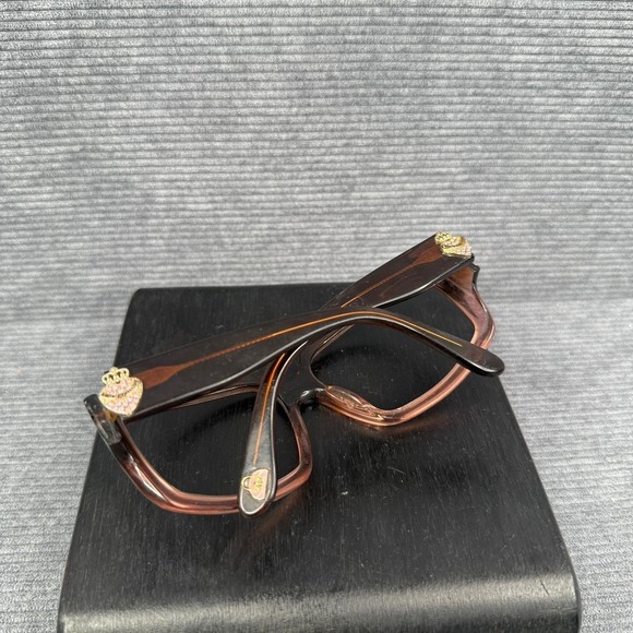Peace Love Juicy Couture Country Club Eyeglass Frames Brown Gradient Square L main image 6